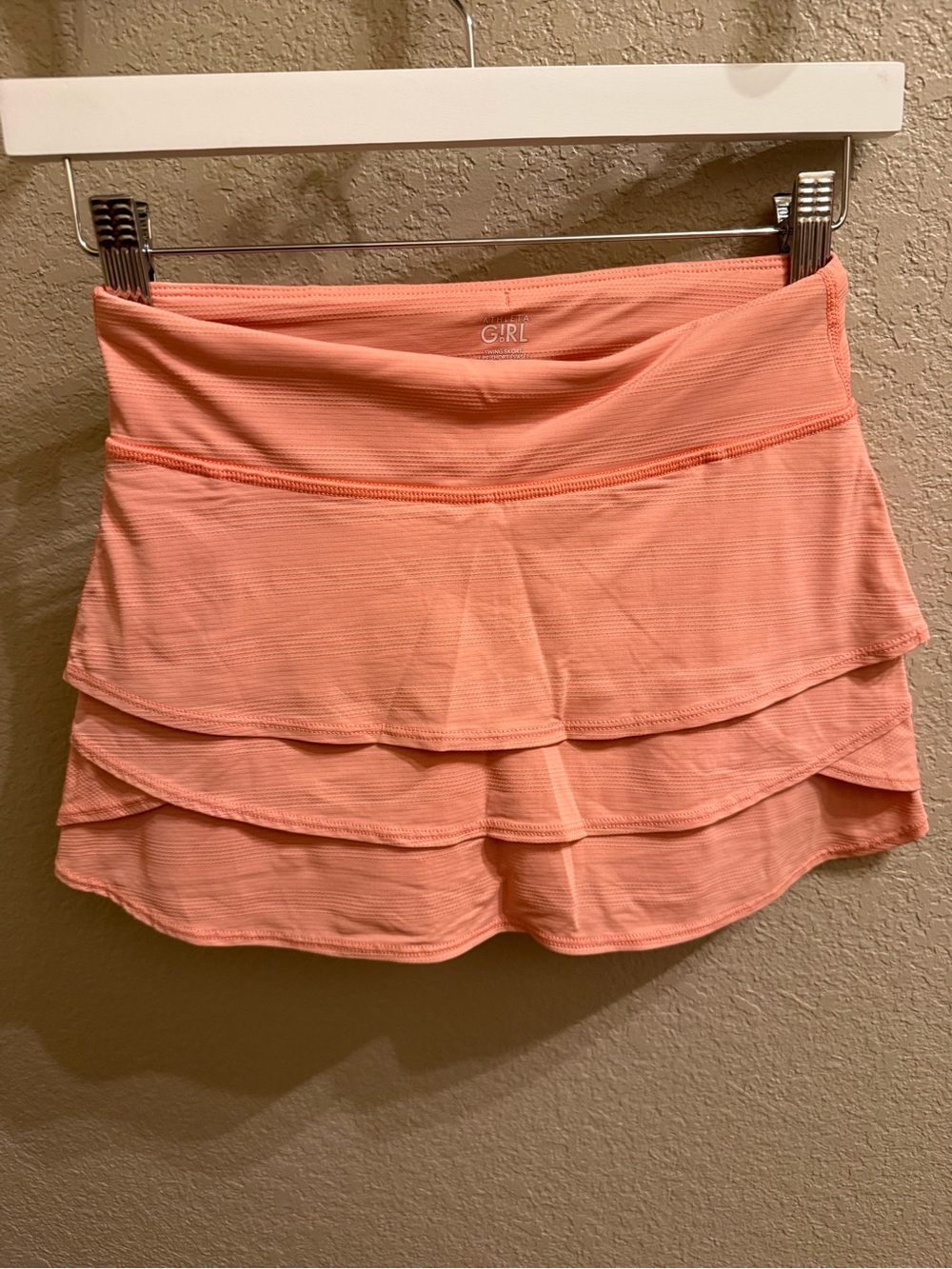 Athleta Girl Peach Tiered Ruffle Athletic Skort - Girl’s Skorts